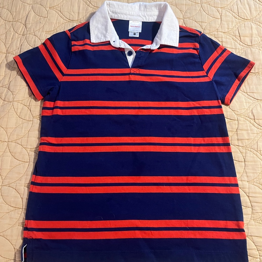 Hanna Andersson striped polo size 8
